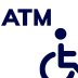 ATM available to wheelchair users